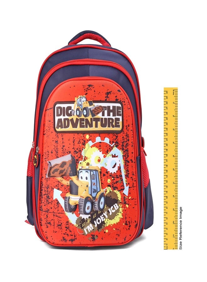 جيه سي بي حقيبة ظهر JCB Adventure Character - حقيبة كاجوال مطبوعة ومقاومة للماء للرجال والنساء، مثالية للمكتب والجامعة والسفر - حقيبة ظهر أنيقة للكمبيوتر المحمول مع ظهر مبطن وأحزمة كتف - Image 3